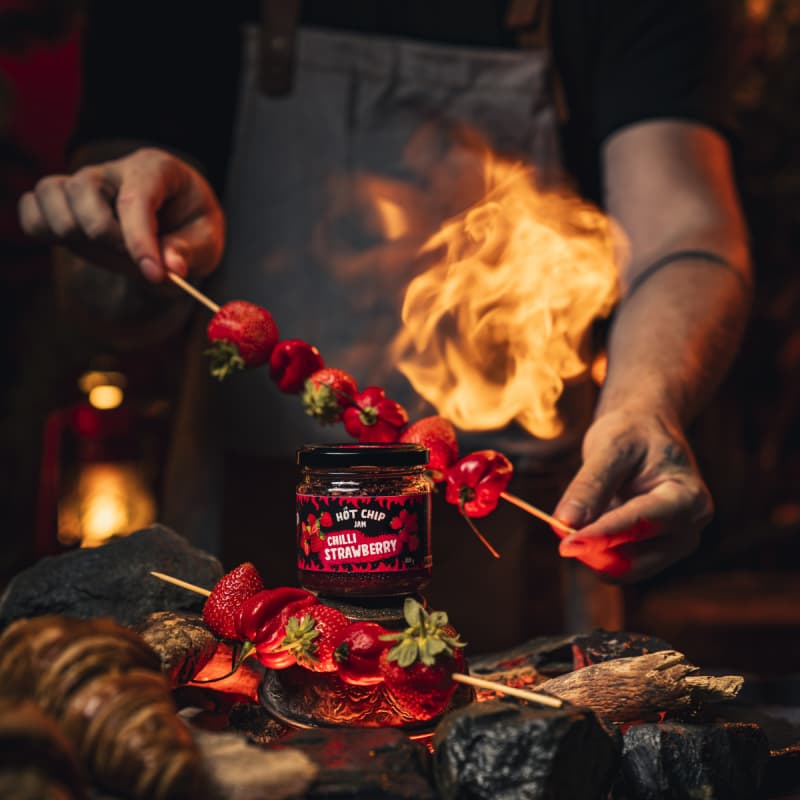 Jahodový Chilli Džem 180 g - náhled 3