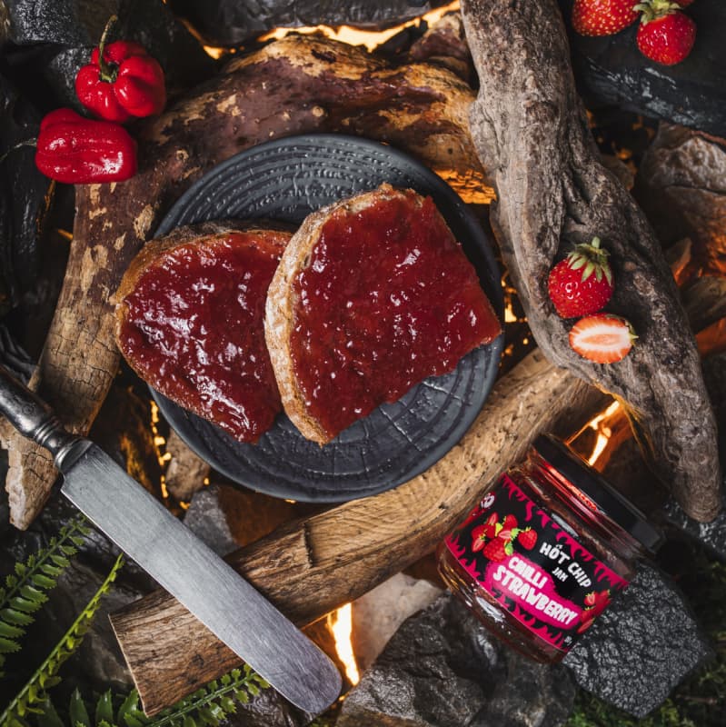 Jahodový Chilli Džem 180 g - náhled 2