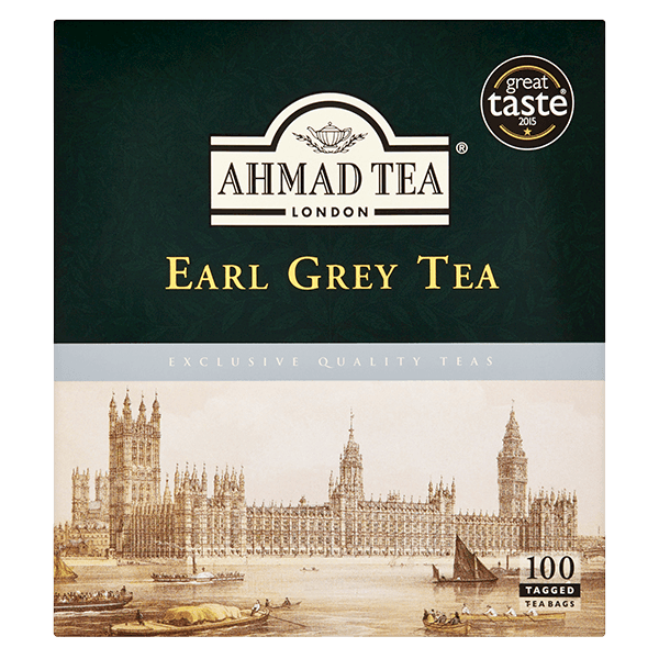 Ahmad Tea | Earl Grey Tea |100 sáčků (s úvazkem)