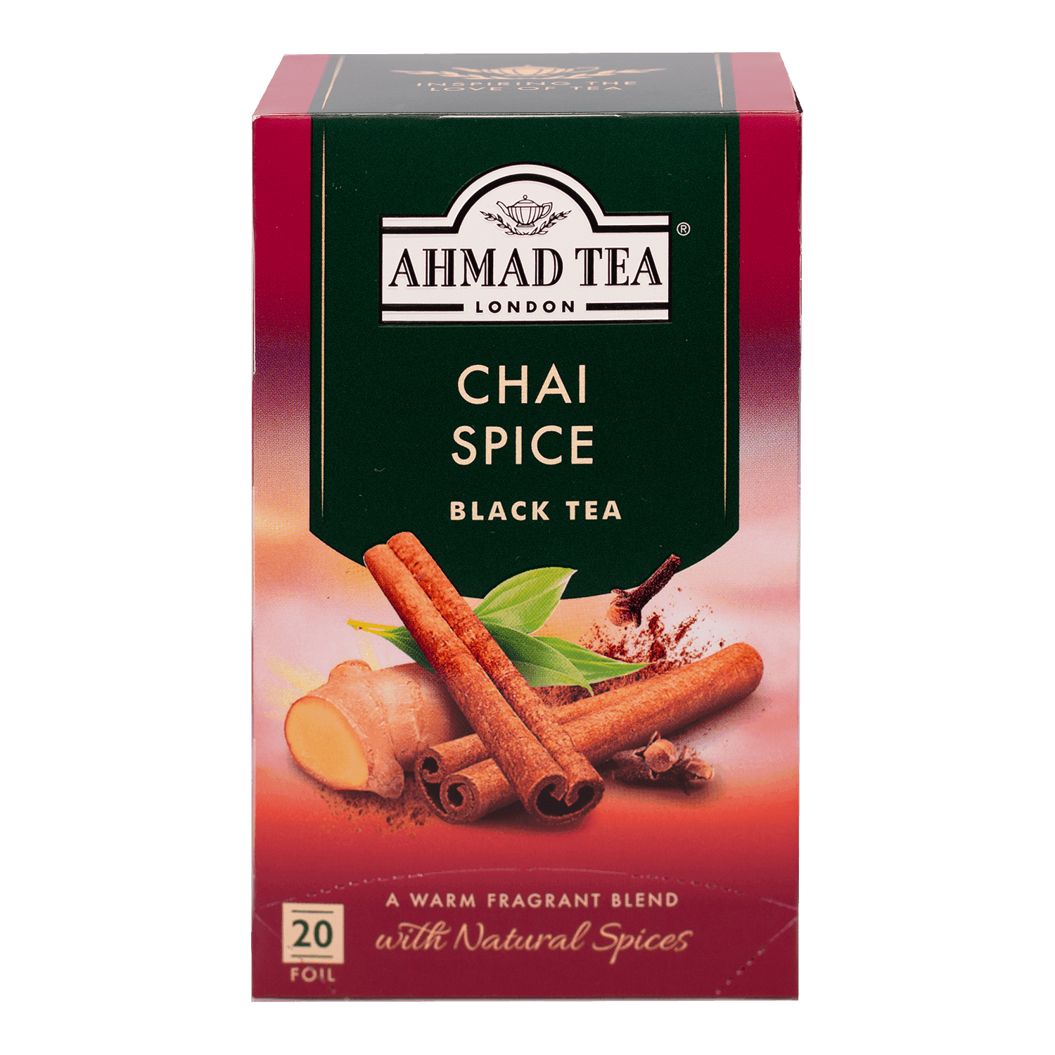 Ahmad Tea Černý čaj Chai Spice 20x2g alu sáčků