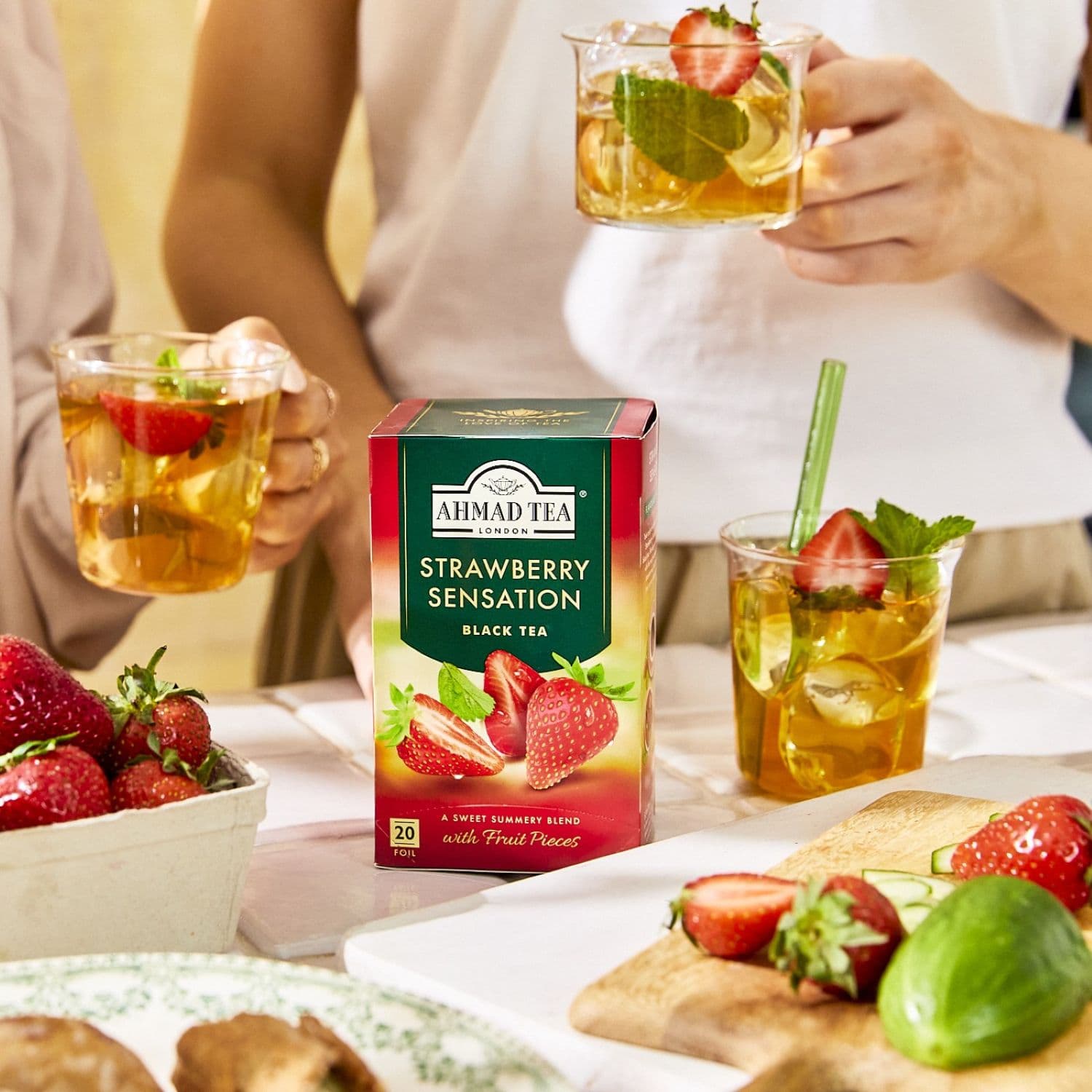 Ahmad Tea | Strawberry Sensation | 20 alu sáčků - náhled 3