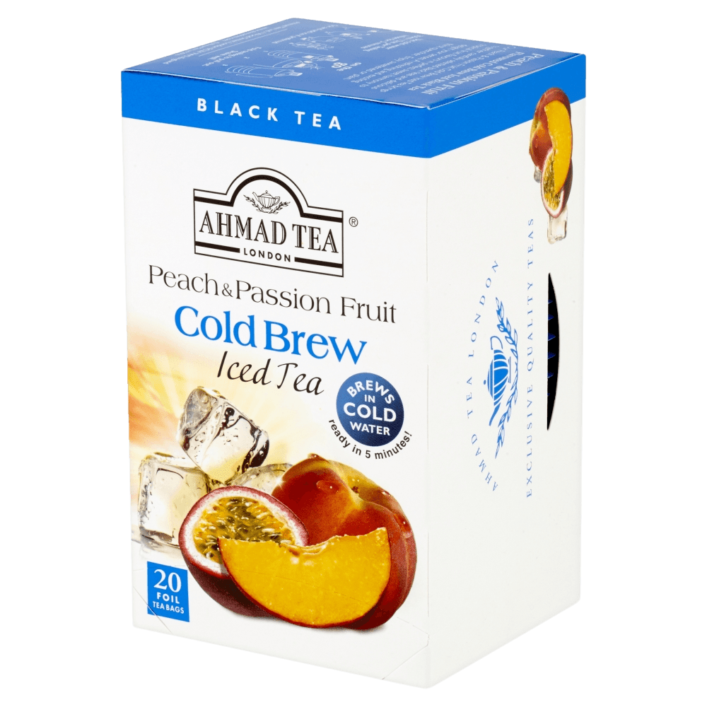 Ahmad Tea | Peach & Passion Fruit Cold Brew | 20 alu sáčků